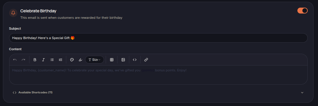 Celebrate Birthday