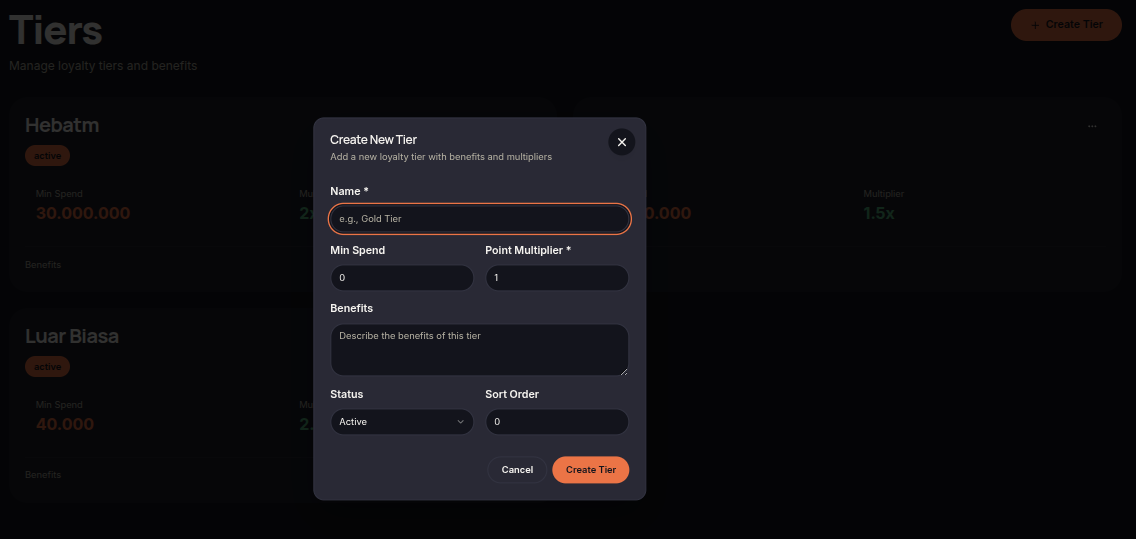 Create TIer