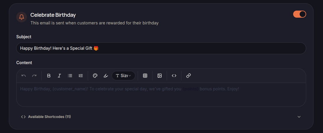 Celebrate Birthday