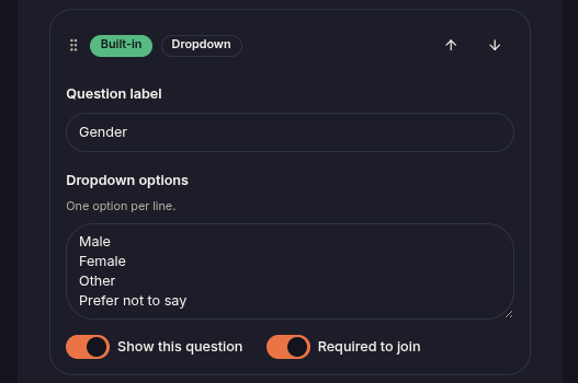 Dropdown